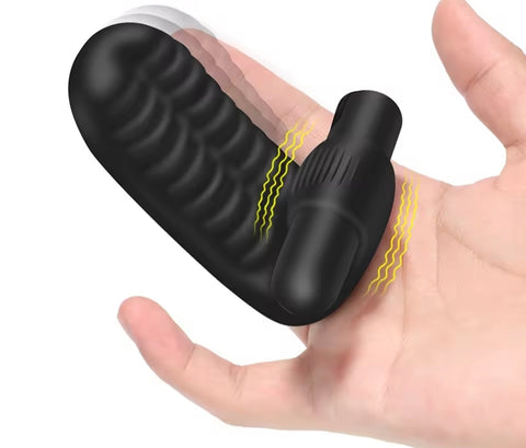 Vibromasseur de Doigt en Silicone – Stimulation Clitoridienne & Point G