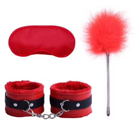 🔥 Kit de Bondage 3 Pièces – Jeux Érotiques pour Couples