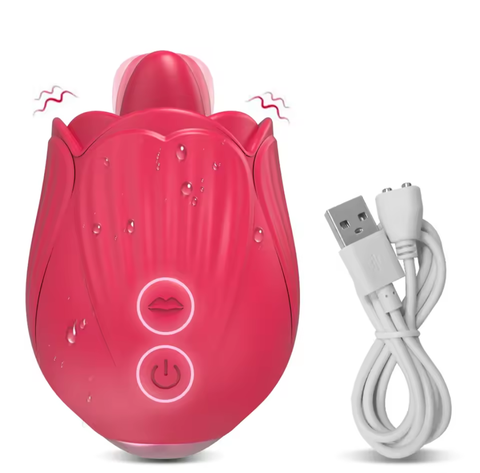 Vibro Rose avec Langue